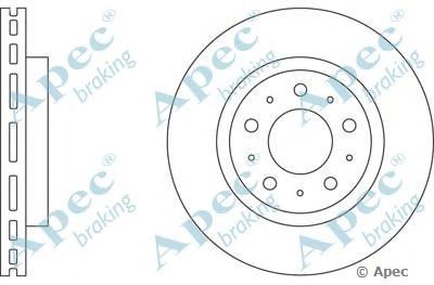 APEC BRAKING dsk530 -  Тормозной диск